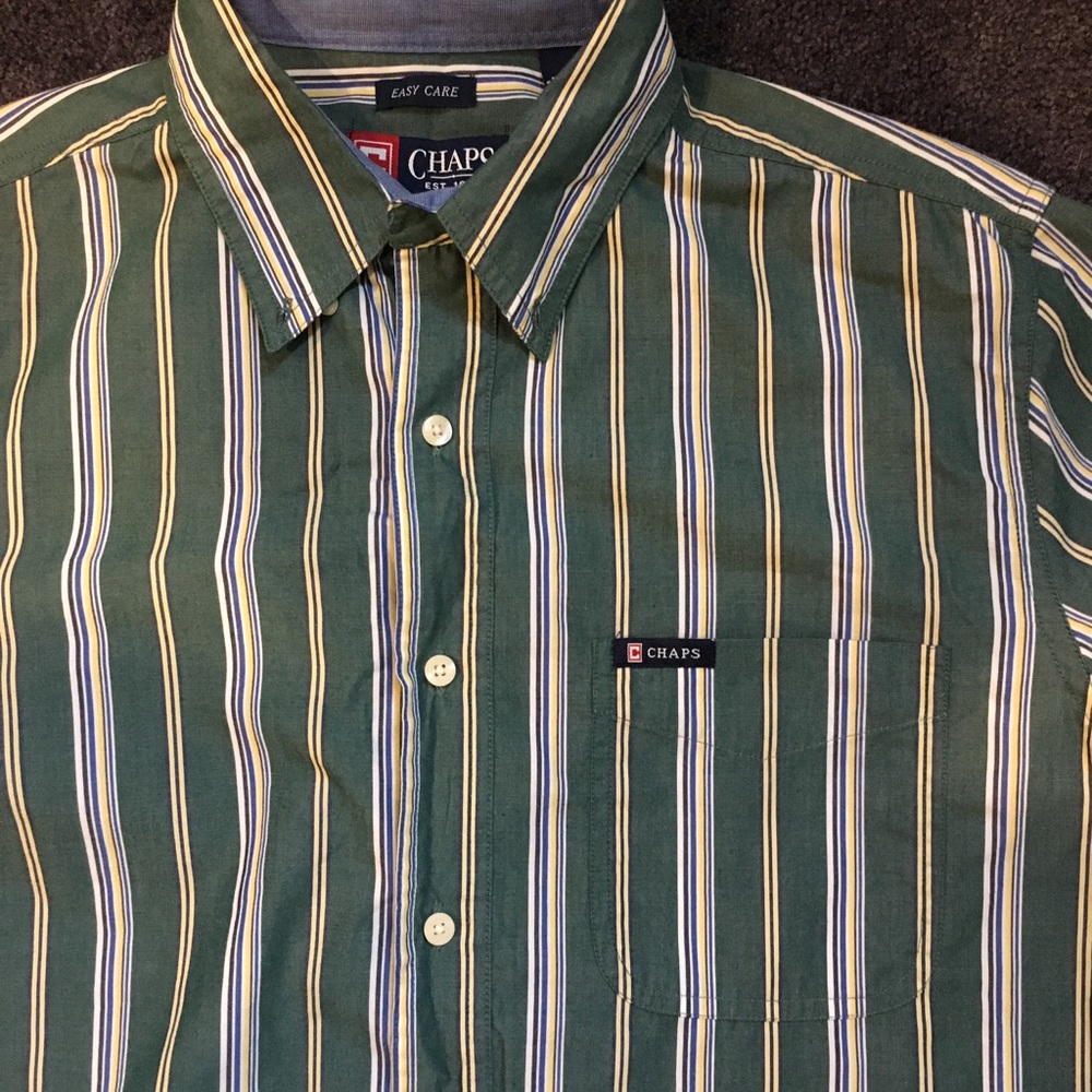 Chaps Long Sleeve Button Up